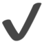 ✓
